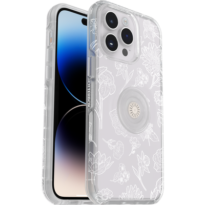 iPhone 14 Pro Max Otter + Pop Symmetry Series Clear Case