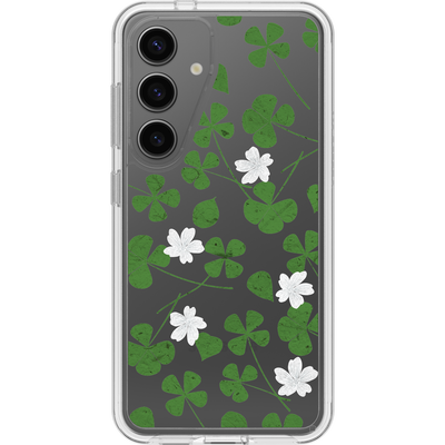 Galaxy S24 Symmetry Series Clear Clover Field Case