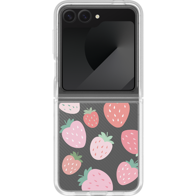 Galaxy Z Flip6 Thin Flex Series Strawberry Field Case